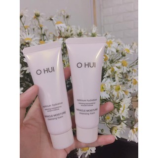 SỮA RỬA MẶT OHUI HỒNG MOISTURE 40ML