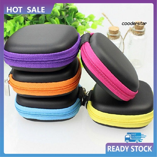 Túi đựng tai nghe thẻ nhớ TF SD dạng vuông cứng tiện lợi