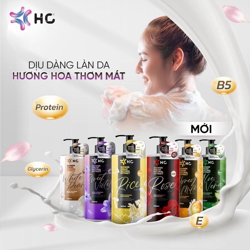 SỮA TẮM THÁI LAN HC HƯƠNG NƯỚC HOA