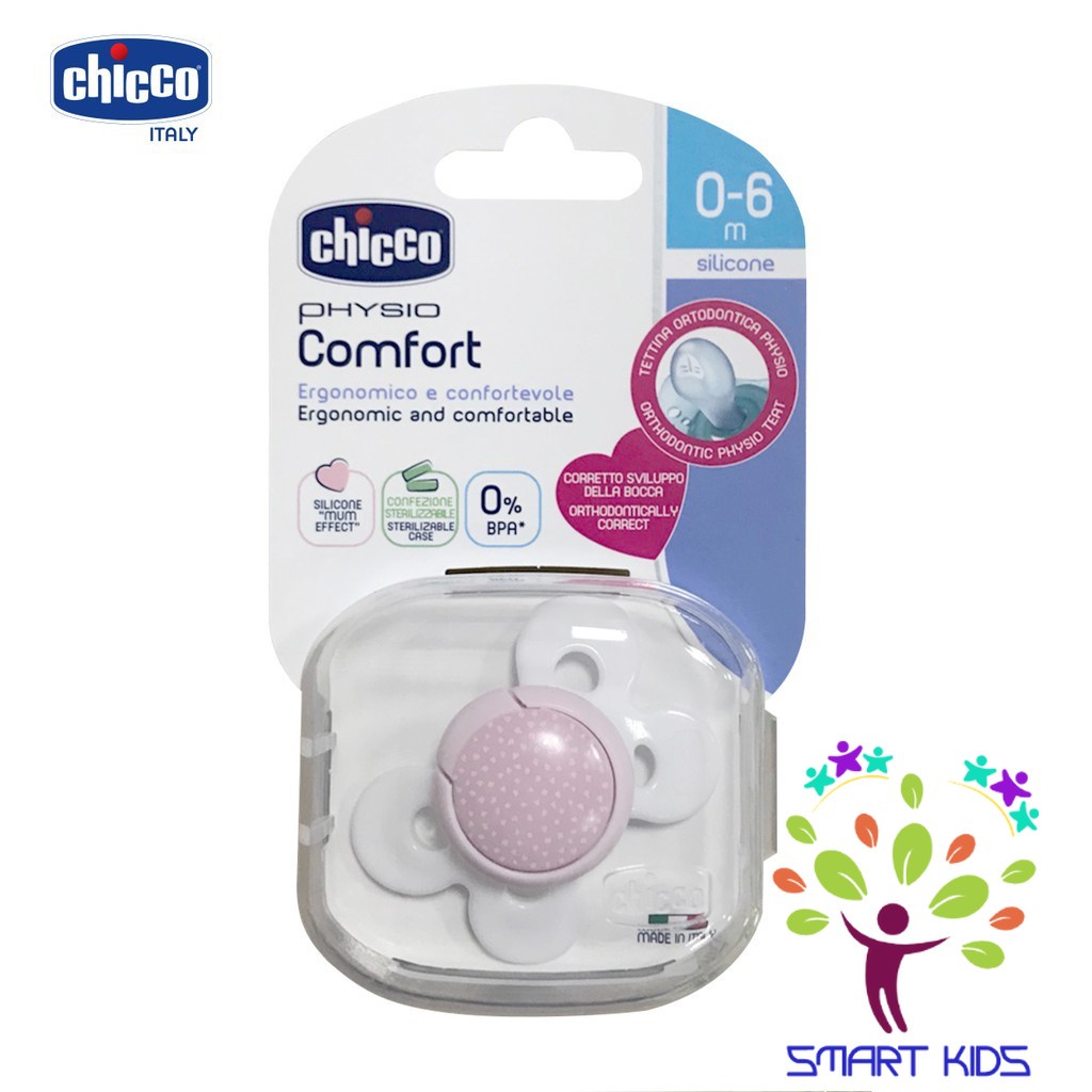 TI GIẢ SILICON CHICCO PHYSIO COMFORT 0-6M