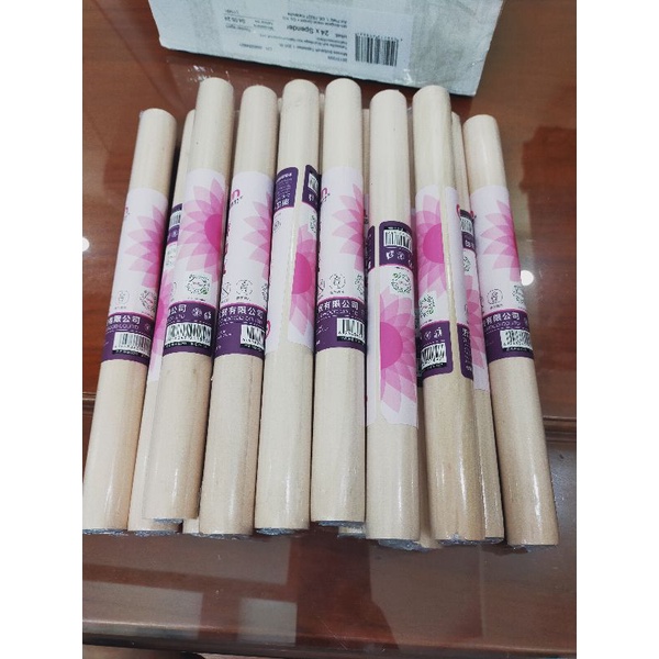 Cán lăn bột bằng gỗ làm bánh loại trơn mịn 28cm
