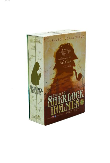 Hộp quà sổ Sherlock Holmes trọn bộ 2 tập