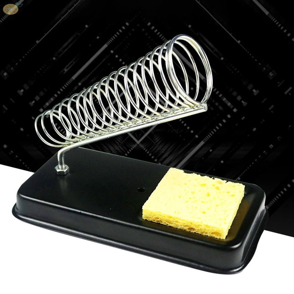 Giá đỡ hàn điện tử bằng sắt kèm xốp vệ sinh mũi hàn
