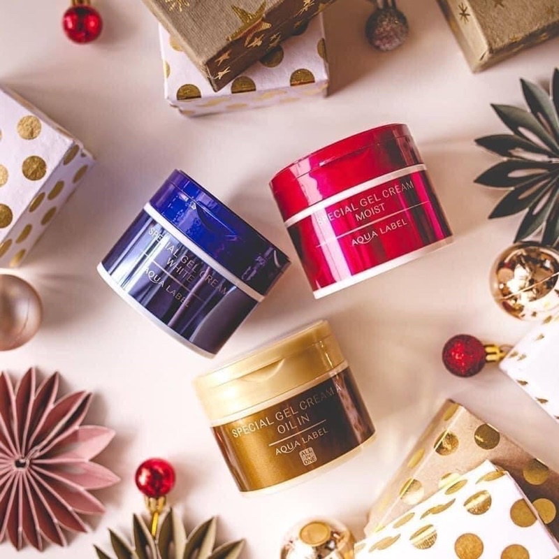 Kem dưỡng Shiseido Aqualabel Special Gel Cream đỏ 5 in 1 - 90G