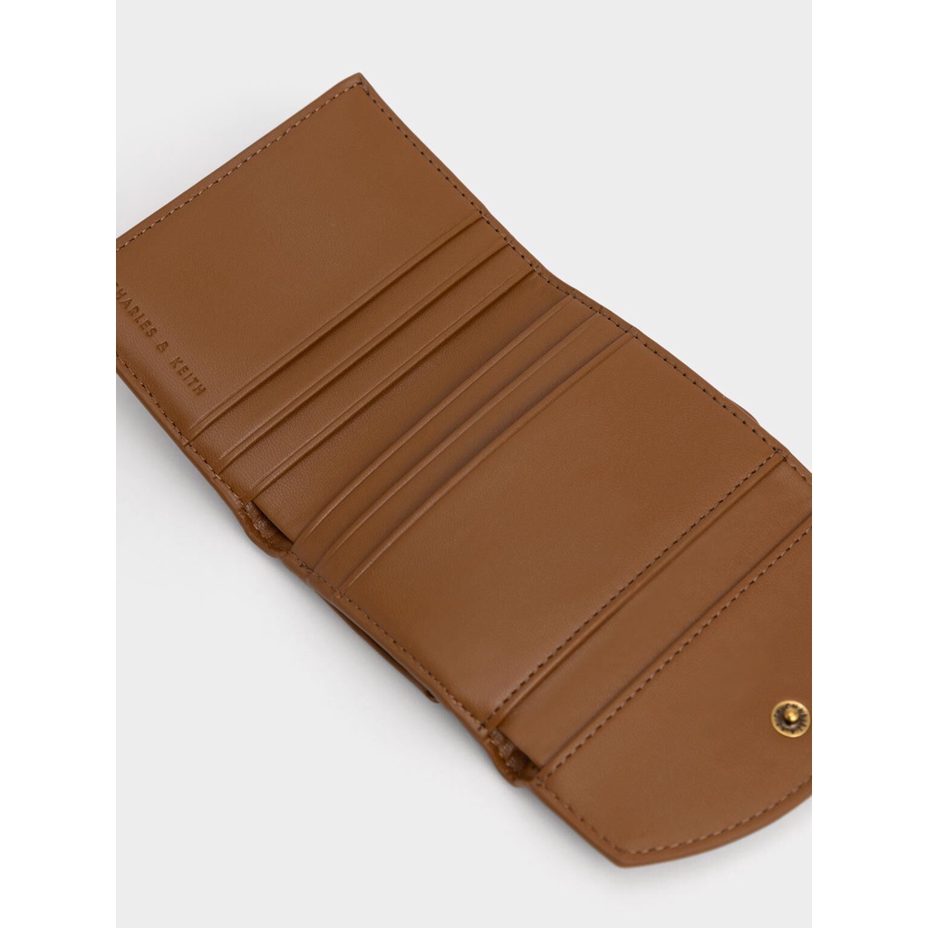 Ví ngắn nữ Charles & Keith da họa tiết sang trọng | Auth - Sing - Ảnh thật