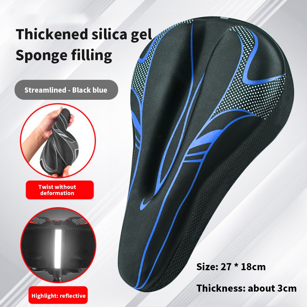 🚴Trong kho🚴Bọc yên xe đạp bằng silicon, đệm lót yên xe đạp leo núi thông dụng siêu mềm và thoải mái, phụ kiện xe đạp flash12_vn