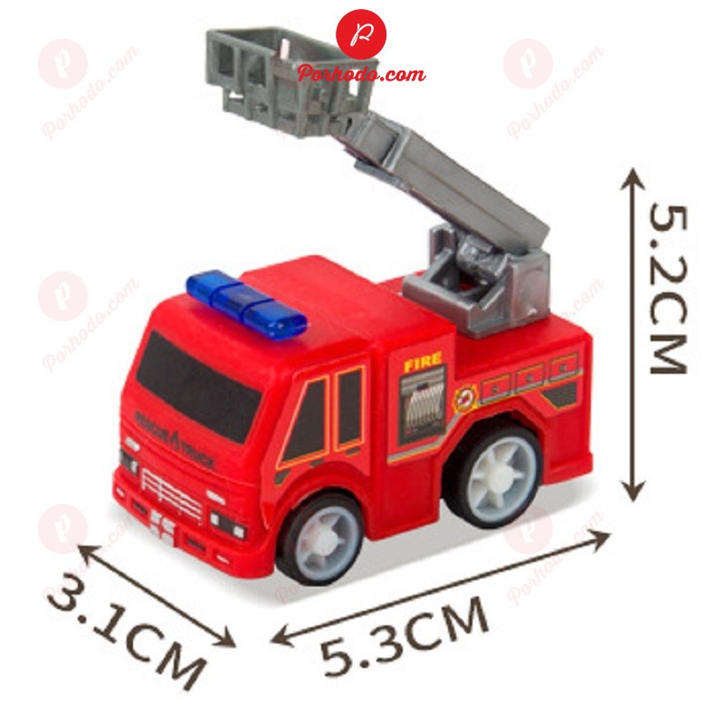 Mô hình ô tô đồ chơi xe cứu hỏa cho bé chất liệu nhựa an toàn, đẹp, sắc sảo KB216107