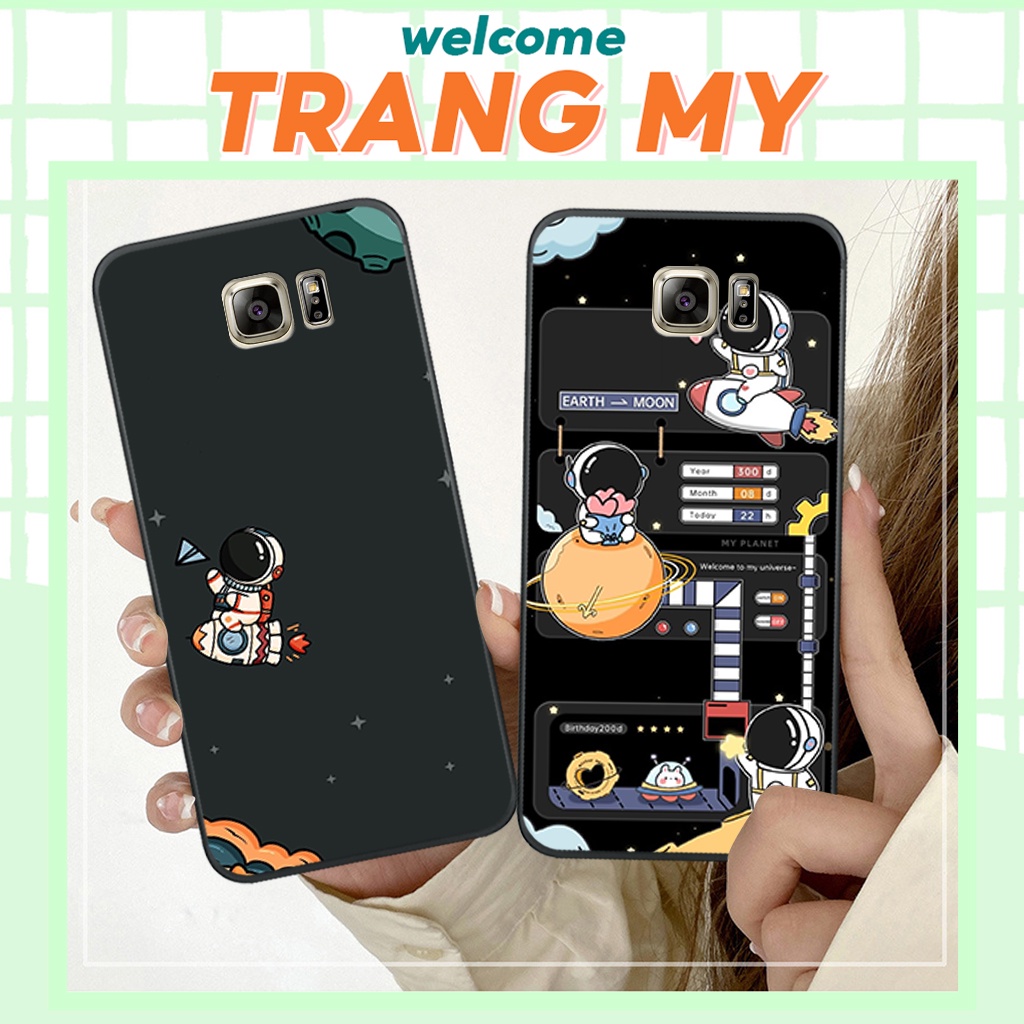 Ốp lưng Samsung Note 5/ S6/ S6 Edge/ S7/ S7 Edge hình vũ trụ, phi hành gia astronaut