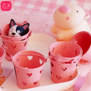 Xô trái tim đựng đồ mini size