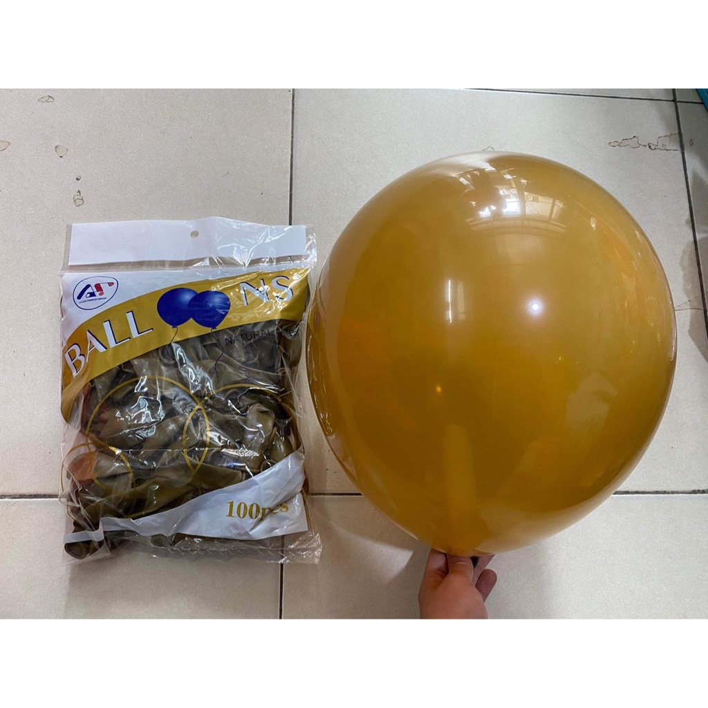 Set 10 bóng nâu tây Tùng Anh Decor mix màu da, nâu đậm, nâu cafe nhạt HN999
