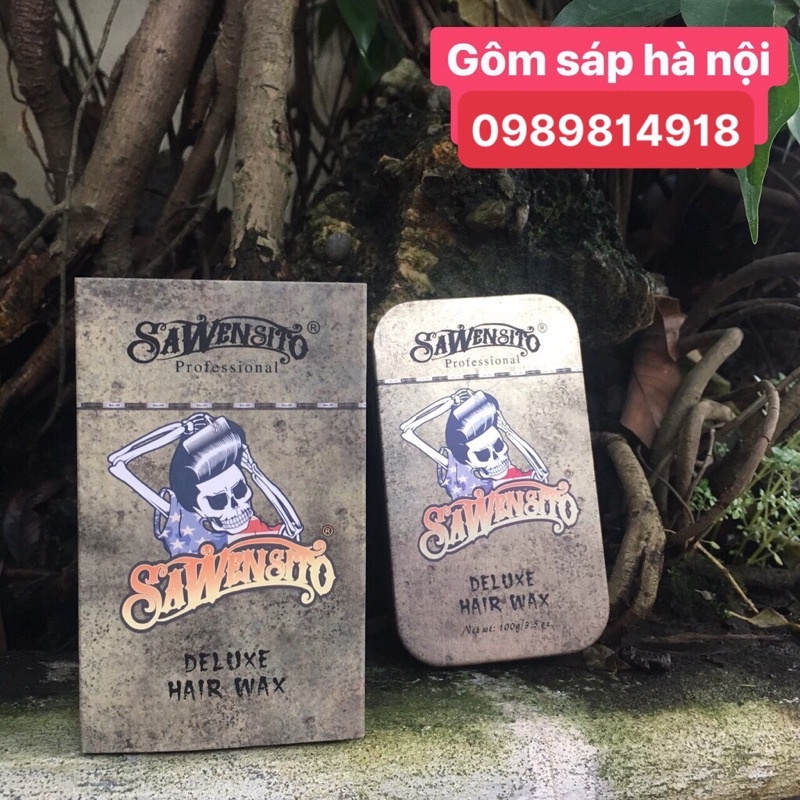 GôM XỊT TÓC GIỮ NẾP TÓC CỨNG SUAVECITO + Sáp Vuốt Tóc SAWENSITO DElUXE HAIR WAX 100ml