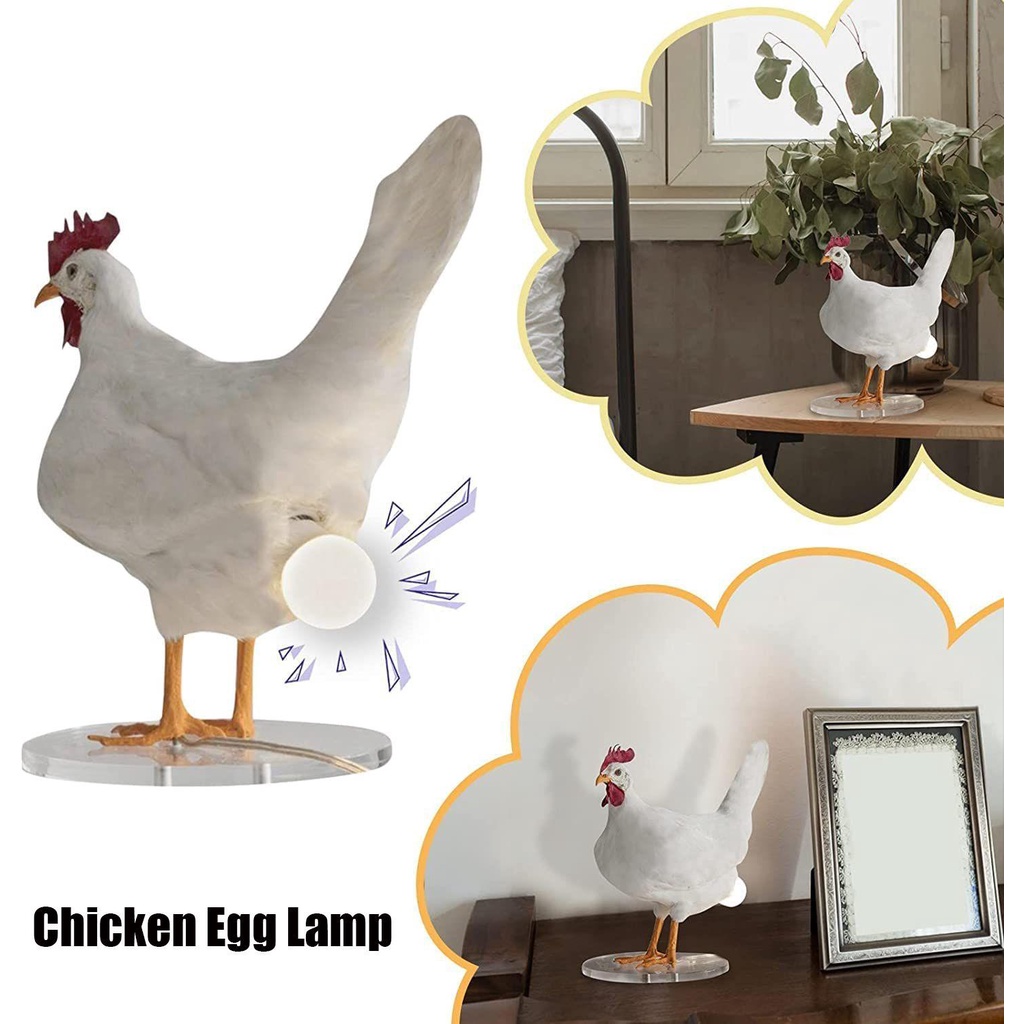SUENIN Đèn LED Ngủ Hình Trứng Gà Sống Động Như Thật