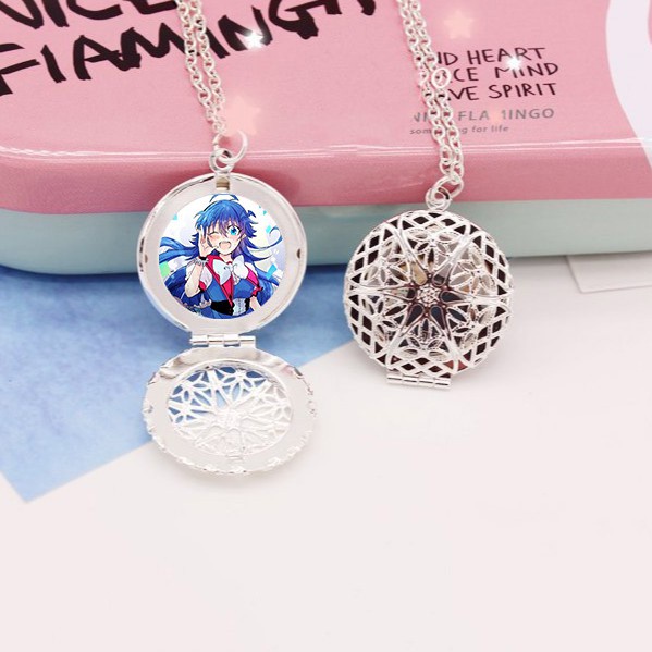 Vòng cổ IN HÌNH Mairimashita! Iruma-kun Iruma giá đáo! anime chibi đóng nắp kim loại xinh xắn