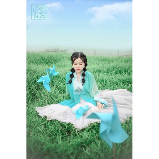 Áo nhật bình cách tân chiffon