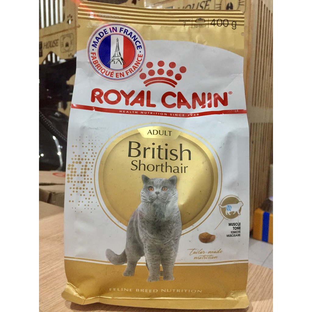 ROYAL CANIN BRITISH SHORTHAIR ADULT - Thức ăn hạt cho Mèo Anh lông ngắn ở độ tuổi trên 12 tháng