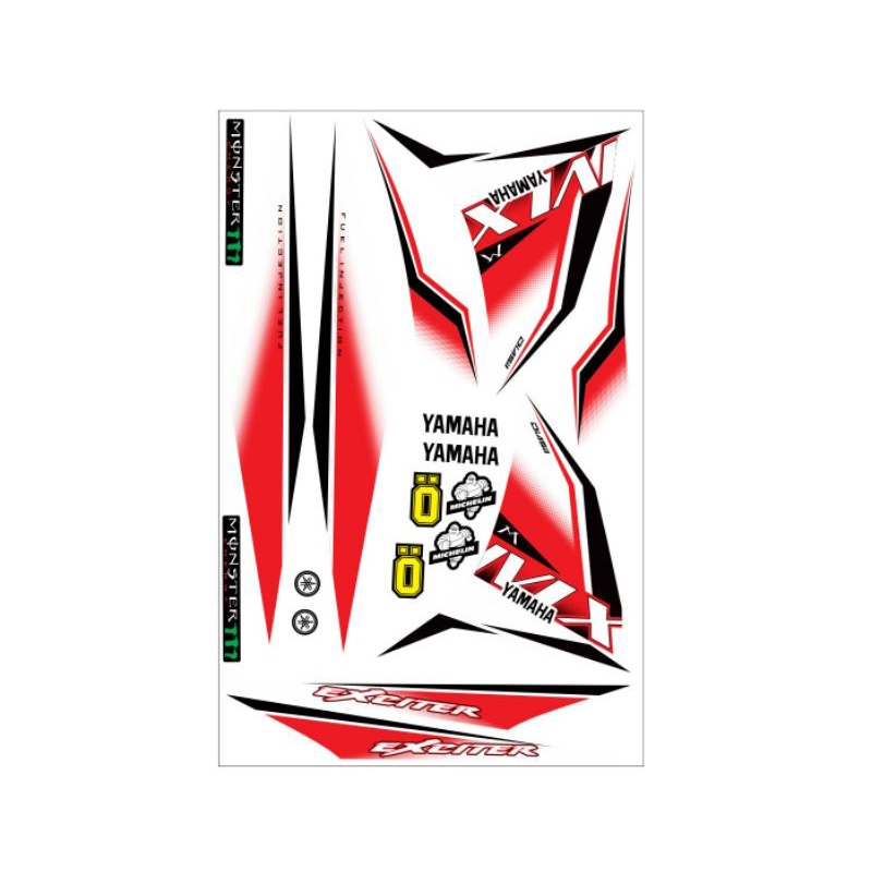 Tem rời dán xe ex 135