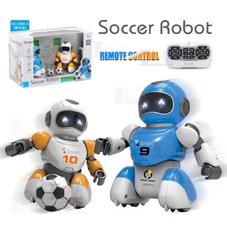 2 cái / bộ robot rc thông minh bóng đá lập trình robot mô phỏng thể thao với âm nhạc ai robot xếp hình giáo dục sớm robot điều khiển từ xa