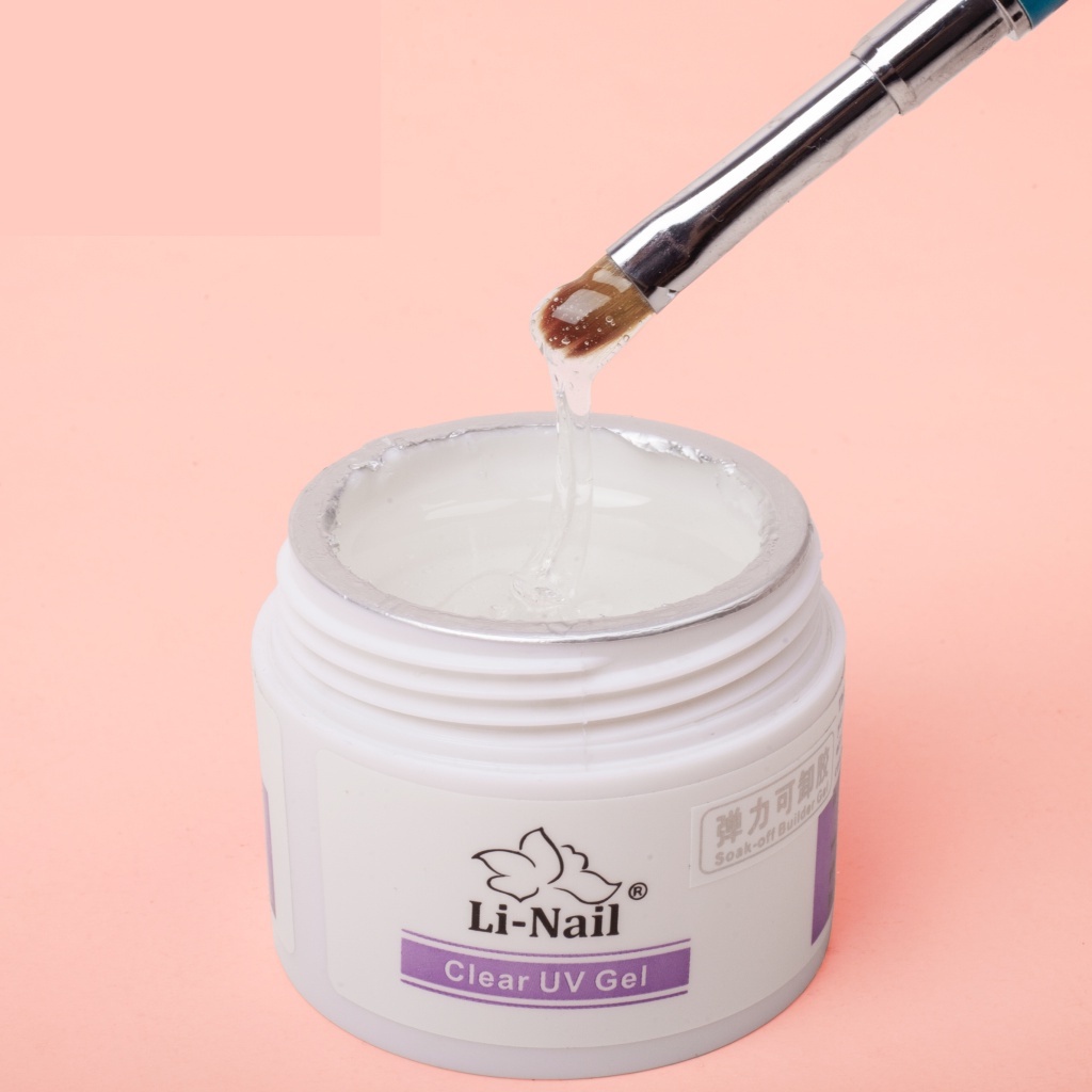 Gel đắp móng Li-nail chính hãng chất đậm đặc không nóng, màu trong suốt