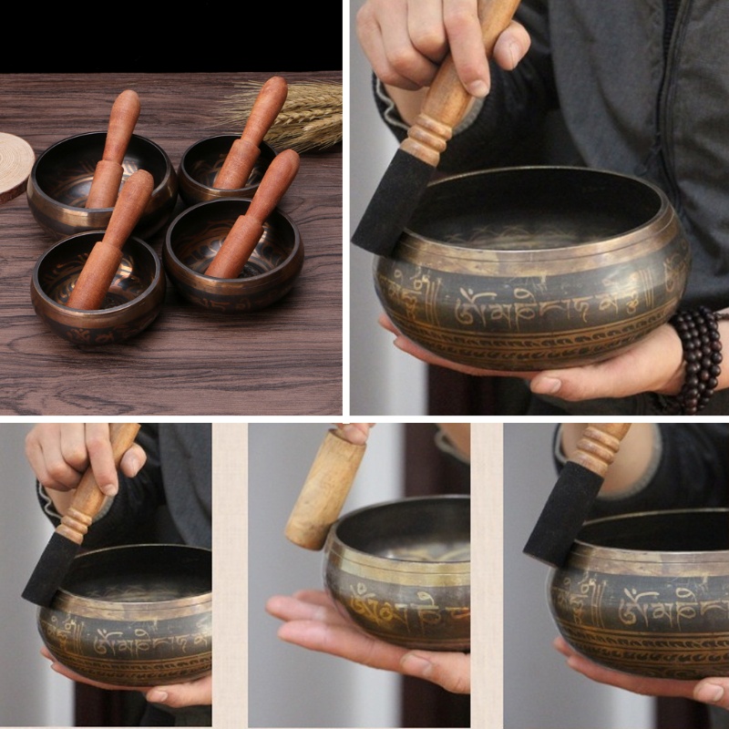Bộ Bát Hát Tây Tạng Âm Sacred Chakra Thiền Định Dành Cho Bé