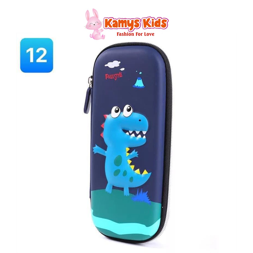 Hộp bút trẻ em 3D KAMYS KIDS kiểu dáng dễ thương cho bé trai bé gái