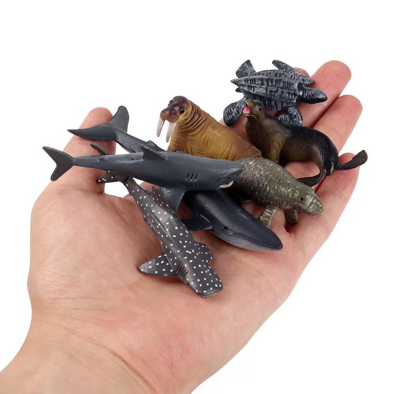 Set mô hình đồ chơi bằng nhựa mô phỏng động vật cho bé