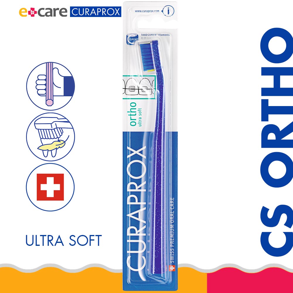 Bàn Chải Răng Siêu Mềm Cho Răng Niềng Curaprox Cs 5460 Ortho Ultra Soft