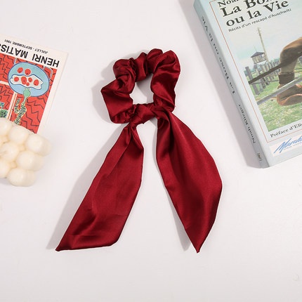 Dây buộc tóc thắt nơ bướm đơn giản thời trang thu đông phong cách Hàn Quốc