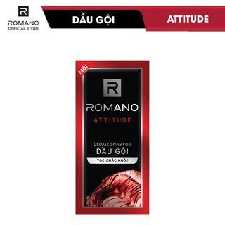 Set 50 gói dầu gội Romano 5g (Xanh lá - Xanh dương - Đỏ - đen - 5in1)