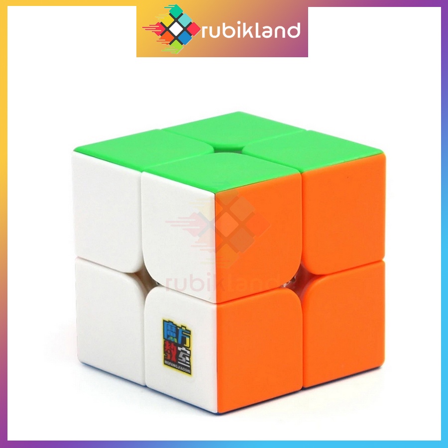 Rubik 2x2 RS2M 2020 RS2 M Rubic Nam Châm 2 Tầng Stickerless Đồ Chơi Trí Tuệ Trẻ Em