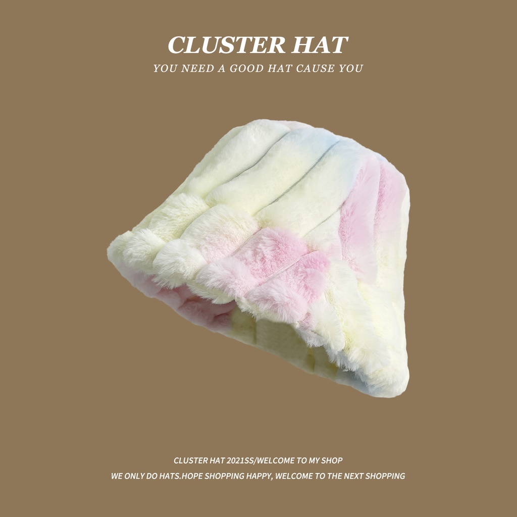 Mũ vành tròn họa tiết nhiều màu sắc dễ thương thời trang cho nữ