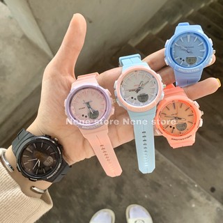 Đồng hồ nữ HSET unisex dây nhựa năng động cho tuổi teen