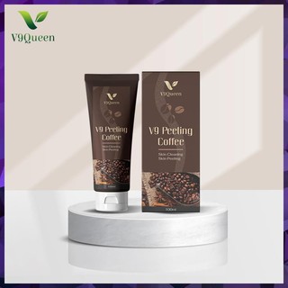 Tẩy Da Chết Body - Tẩy da chết mặt V9 PEELING COFFEE Shop Dưỡng Da Trắng Sáng Giúp Mềm Mịn Da , Sạch Mặt