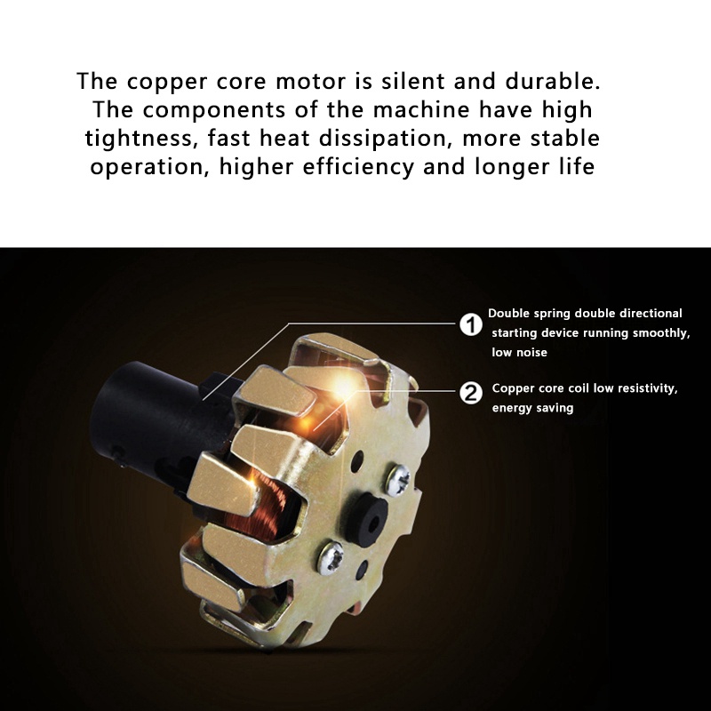 Quạt Trần Mini 5 Cánh 500mm Tiết Kiệm Năng Lượng Có Công Tắc Phích Cắm US