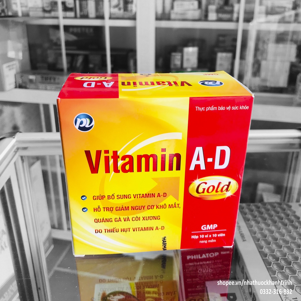 Viên uống Vitamin A - D Dược Phúc Vinh