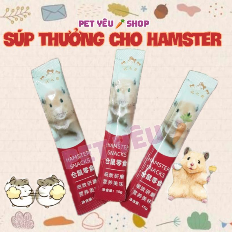 Súp thưởng hamster thức ăn hamster Freeship Mới 100% bồi bổ giúp hamster mập.mạp