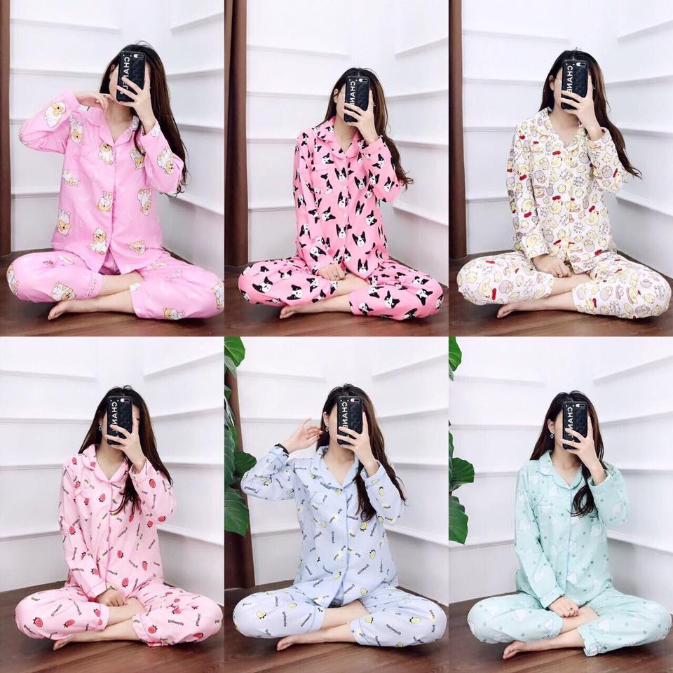 THANH LÝ | Đồ Bộ Mặc Nhà "Quần dài" Pijama Kate Thái - Dưới 58kg