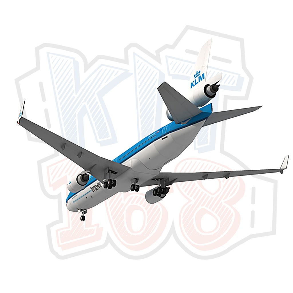 Mô hình giấy Máy bay KLM MD-11