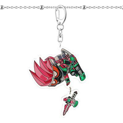 (mica trong acrylic) Móc khóa Kamen Rider Ex-Aid - Build - Zi-O dễ thương chibi anime