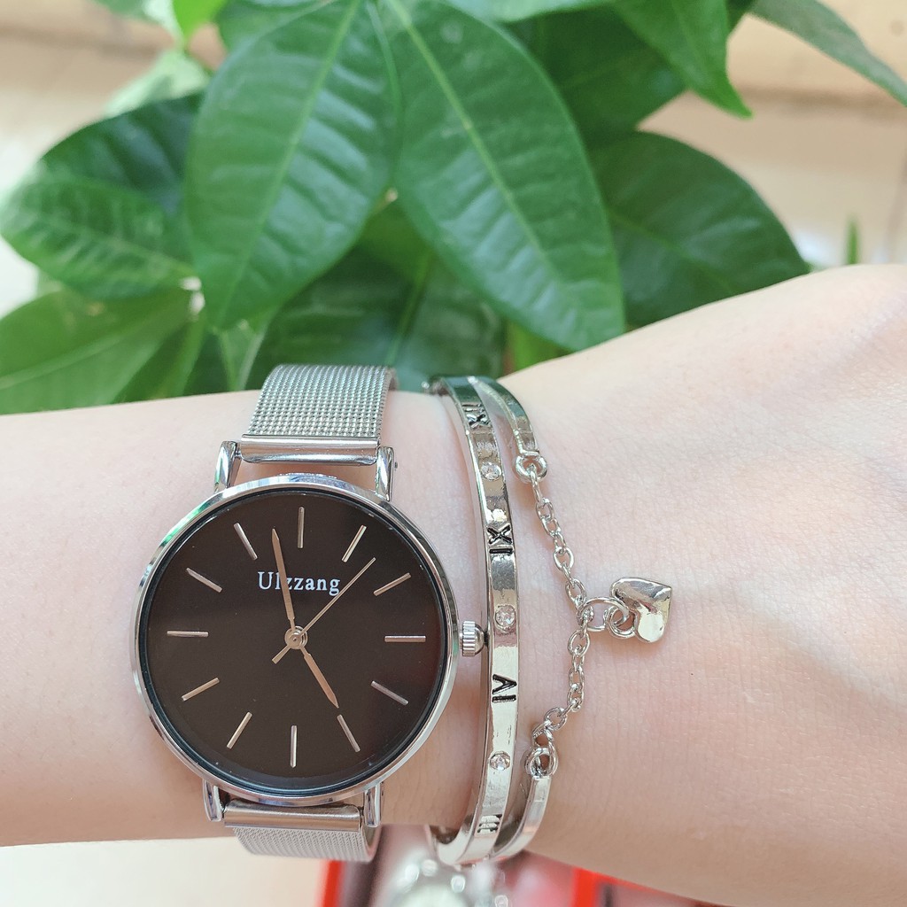 Đồng Hồ Nữ ULZZANG Dây Kim Loại Chính Hãng Thiết Kế Đơn Giản Sang Trọng | BigBuy360 - bigbuy360.vn