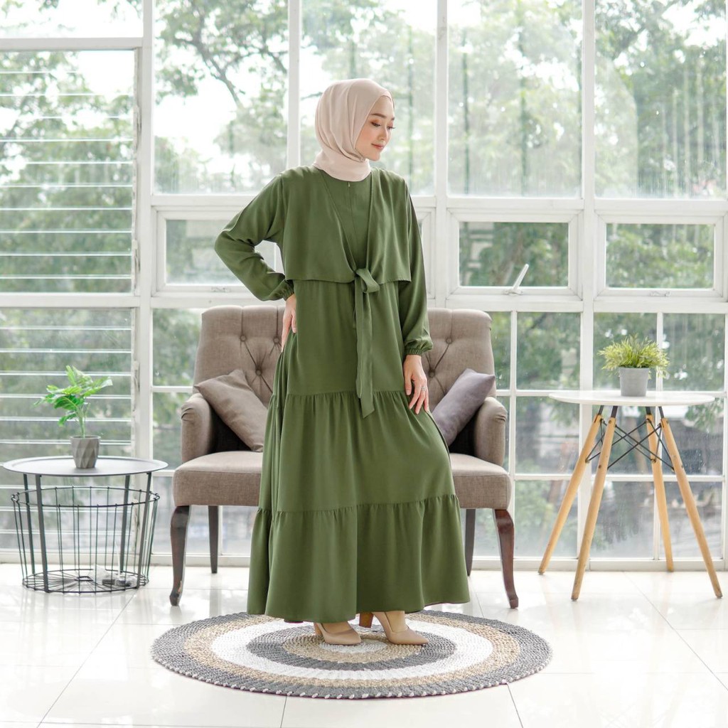 Amie Maxi Caroline 1| Quần áo thời trang Hồi giáo | Gamis phụ nữ Today | Quần quân đội đa dạng | Hq