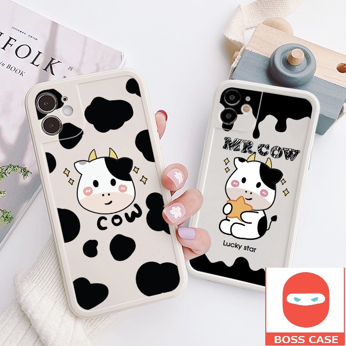 🌸Ốp lưng iphone🌸 bò sữa siêu xinh so hot full viền  ip 6- 6s/6- 6s plus/7- 8-plus/XS-X/XSMAX/11/11-pro-max/12-pro-max