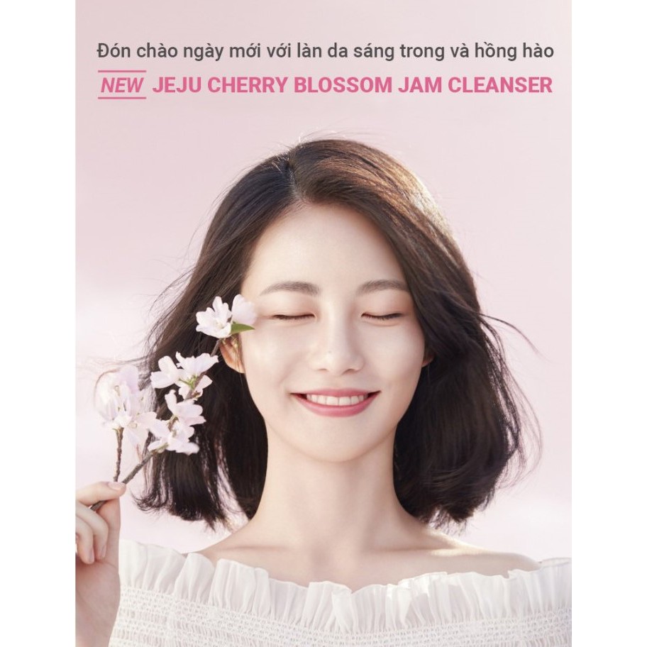 [Mã FMCGMALL -8% đơn 250K] Sữa rửa mặt dưỡng sáng hoa anh đào innisfree Jeju Cherry Blossom Jam Cleanser 150g | WebRaoVat - webraovat.net.vn