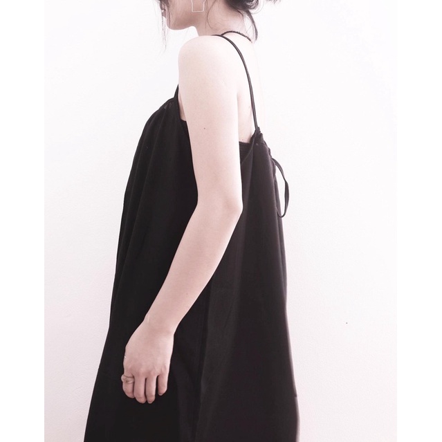 Váy 2 dây Linen tưng premium stone washed
