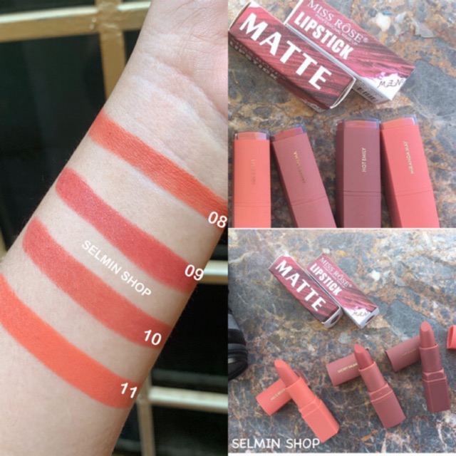 Son môi 💖 Giảm 5K Khi Nhập Mã [Lipstick] 💖 Son Moi semi matte Miss Rose | BigBuy360 - bigbuy360.vn