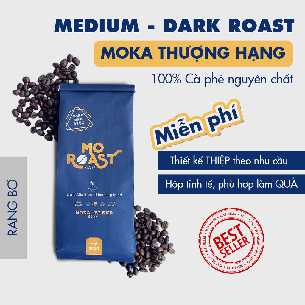 [Cà phê Đặc Biệt] Moka thượng hạng (Moka-Robusta-Culi) – Cà phê rang bơ nguyên chất pha phin, pha máy - 500Gr | BigBuy360 - bigbuy360.vn