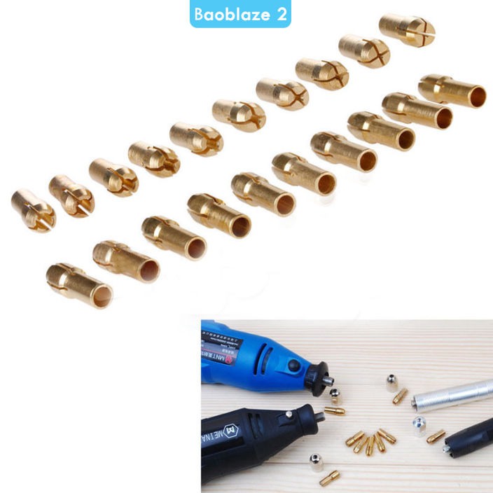 BITS 10 Đầu Kẹp Mũi Khoan Micro 0.5--3.2mm