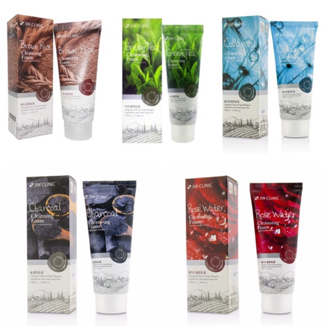 Sữa rửa mặt chính hãng Hàn Quốc chiết xuất thiên nhiên Trà xanh/Collagen