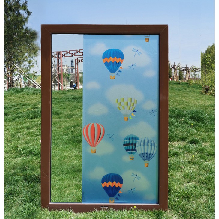 Bộ sưu tập dán kính nhiễu mẫu khổ rộng 45cm keo sẵn BST4