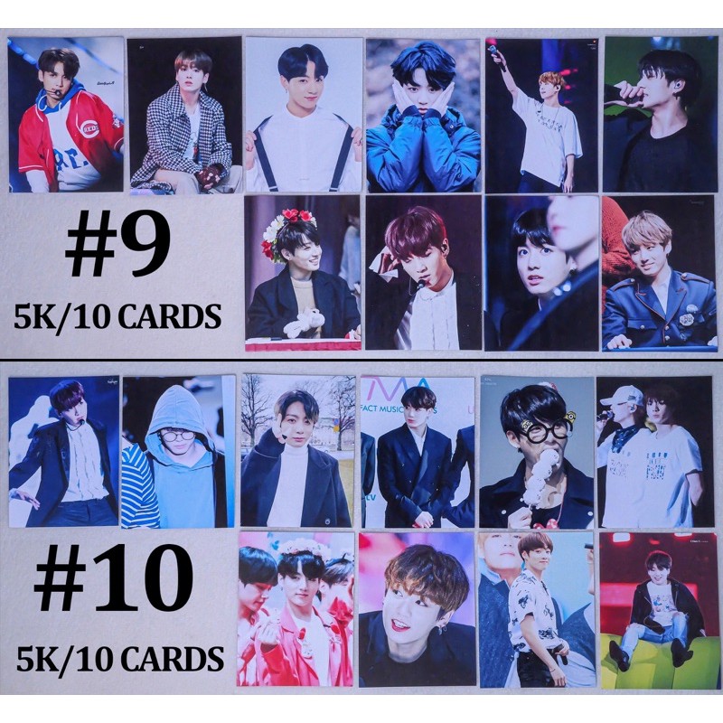(Có sẵn) Sale set card JUNGKOOK BTS giá rẻ | BigBuy360 - bigbuy360.vn