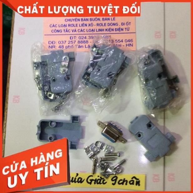 [BánChạy] Giắc 9 chân cả vỏ bọc giá cho 5 bộ [GiáTốt]